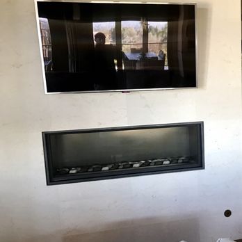 WiredUp - TV Installation Over Fireplace | Tustin Heights, CA - Home Theatre Installation Near Me