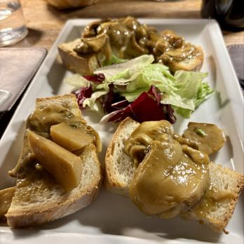 Osteria Caffè Italiano - Porcini bruschetta - Italian Near Me - Florence, FI Osteria Caffè Italiano - Porcini bruschetta - Italian Near Me - Florence, FI
