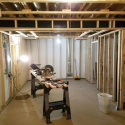 Milford Painting - I'm currently adding a lower level office