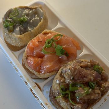 Atoyubu - tako wasabi, fresh salmon, fresh ginger tuna - Korean Near Me - Walnut, California