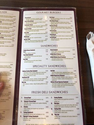 Menu photo 7 Spargo's Auburn Hills, MI
