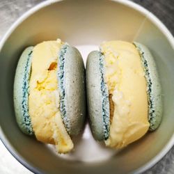 Guiltea Cravings - Durian macaron ice cream