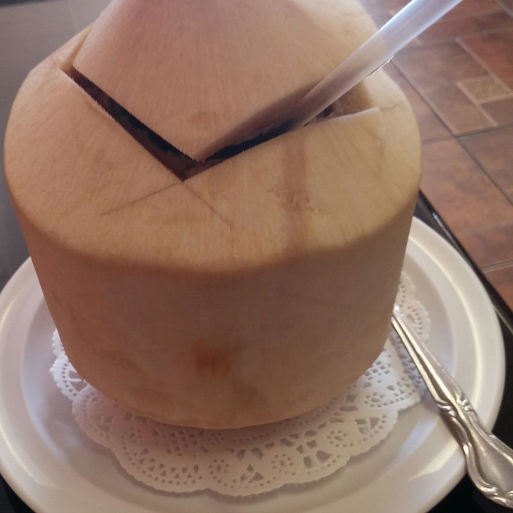 Riverside Thai Kitchen - Fresh Thai coconut juice for my beveage - Thai Near Me - Riverside, California Riverside Thai Kitchen - Fresh Thai coconut juice for my beveage - Thai Near Me - Riverside, California