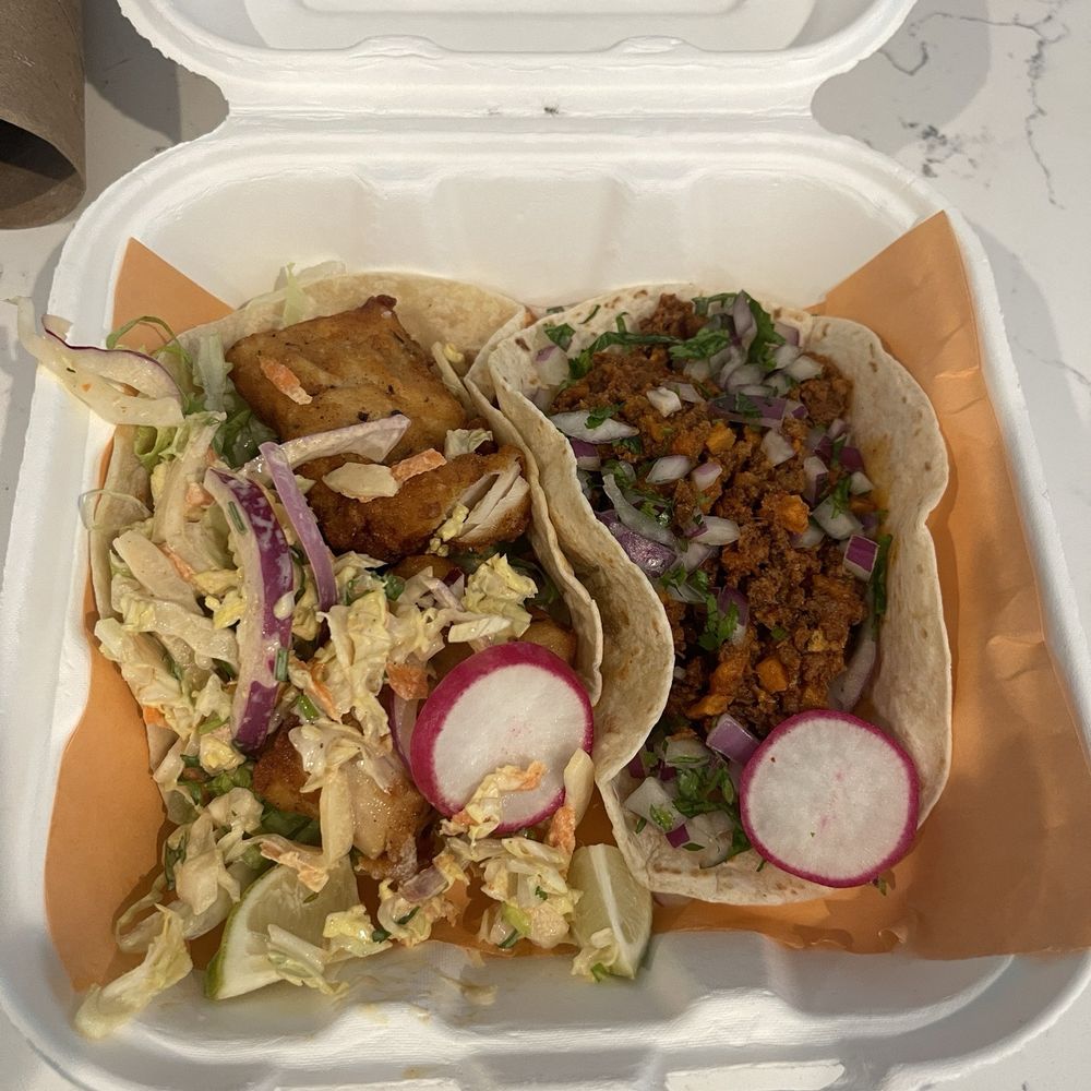 El Tesoro - Pescado Taco and Pork Chorizo Y Papas - Mexican Near Me - Atlanta, Georgia El Tesoro - Pescado Taco and Pork Chorizo Y Papas - Mexican Near Me - Atlanta, Georgia