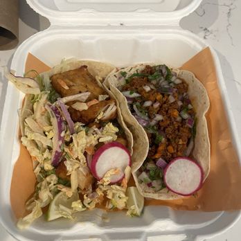 El Tesoro - Pescado Taco and Pork Chorizo Y Papas - Mexican Near Me - Atlanta, Georgia El Tesoro - Pescado Taco and Pork Chorizo Y Papas - Mexican Near Me - Atlanta, Georgia