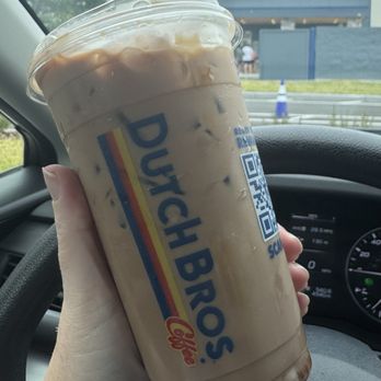 Dutch Bros Coffee - Hopscotch Zero Sugar Added Protein Mocha - Juice Bars & Smoothies Near Me - Jacksonville, Florida