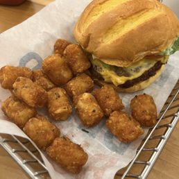 DOUBLE ALL-AMERICAN SMASH & Tater SMASH TOTS DOUBLE ALL-AMERICAN SMASH & Tater SMASH TOTS