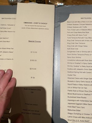 Menu photo 8 Matsuhisa Beverly Hills, CA Menu photo 8 Matsuhisa Beverly Hills, CA