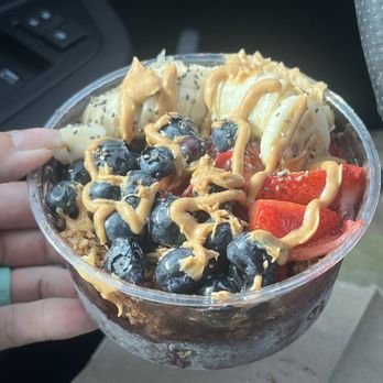 Tropical Smoothie Cafe - ACAI BOWL with peanut butter - Juice Bars & Smoothies Near Me - Hinesville, Georgia
