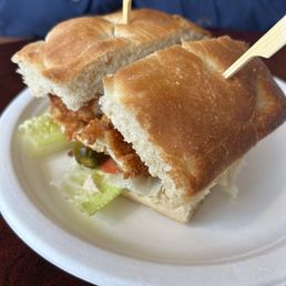 Chicken Schnitzel sandwich