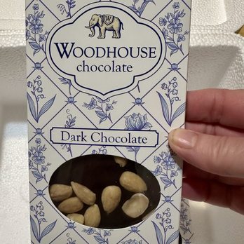 Woodhouse Chocolate - Dark Chocolate Bar with Almonds. - Chocolatiers & Shops Near Me - Saint Helena, California Woodhouse Chocolate - Dark Chocolate Bar with Almonds. - Chocolatiers & Shops Near Me - Saint Helena, California
