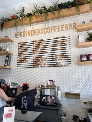 Grinder's Coffee Bar by null