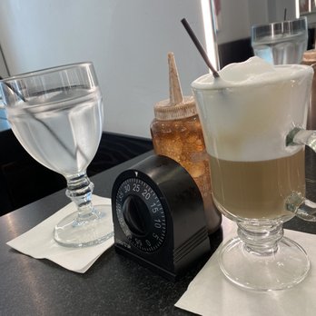 Eliut Salon - Having my hair colored after more than a year :). And I loved the cappuccino !! Delicious ! - Hair Salons Near Me - New York, New York