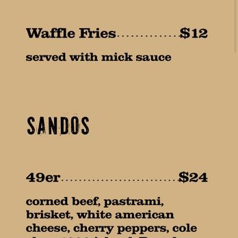 Deli Board - Menu pt 5 - Delis Near Me - San Francisco, California