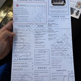 Momosan Waikiki - Menu - Drinks - Ramen Near Me - Honolulu, Hawaii