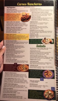 Menu photo 5 Mi Ranchito Orem, UT