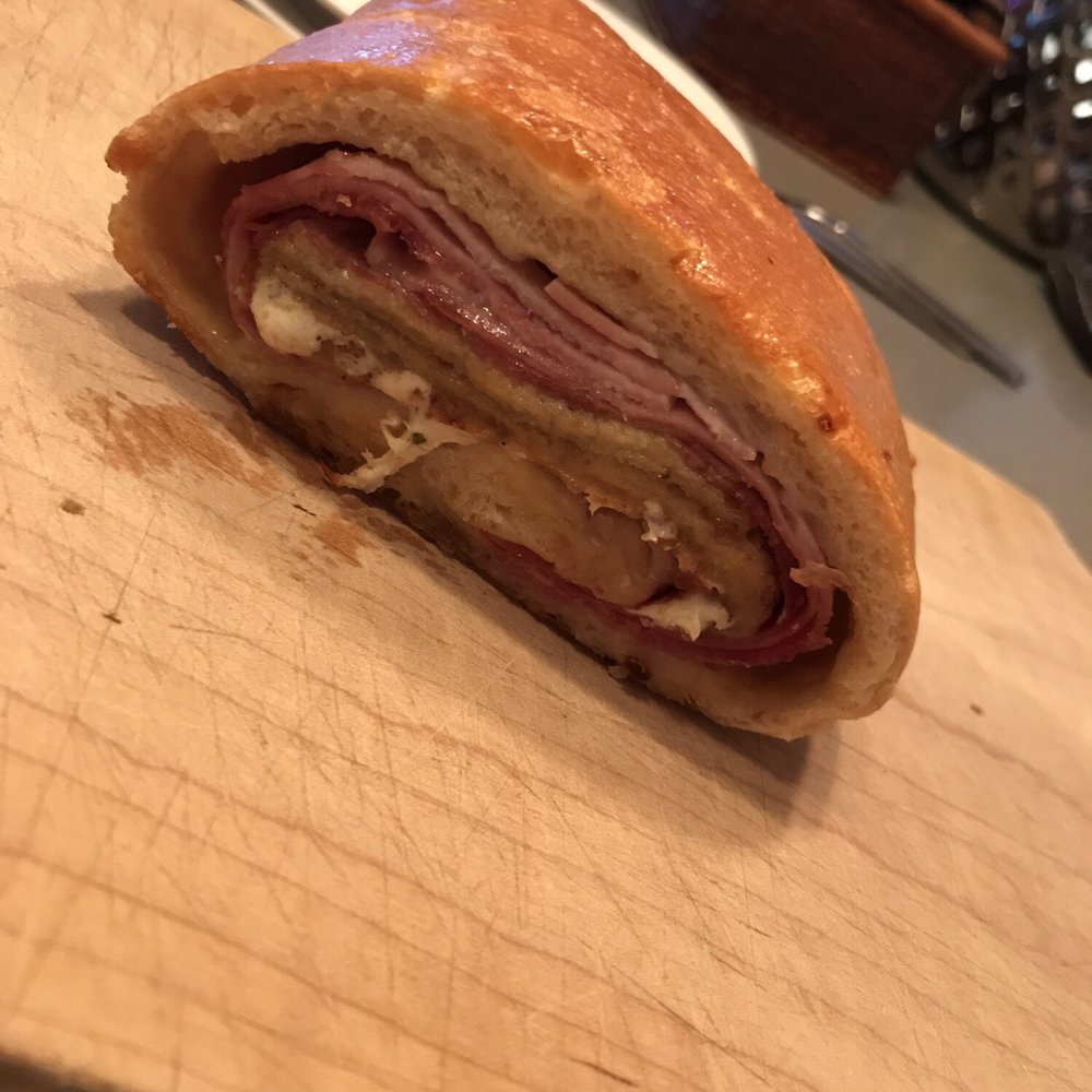 Avitabile Deli - Front on view of amazing Stromboli - Delis Near Me - Yonkers, New York Avitabile Deli - Front on view of amazing Stromboli - Delis Near Me - Yonkers, New York