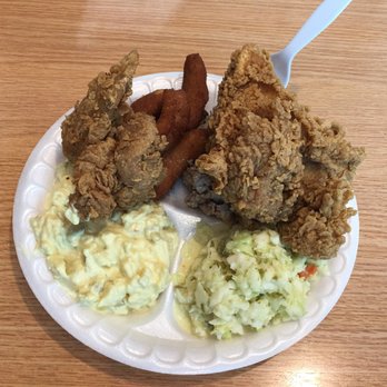 Smithfield's Chicken 'N Bar-B-Q - Chicken , barbecue (hidden) with slaw and potato salad - Barbeque Near Me - Wilmington, North Carolina Smithfield's Chicken 'N Bar-B-Q - Chicken , barbecue (hidden) with slaw and potato salad - Barbeque Near Me - Wilmington, North Carolina