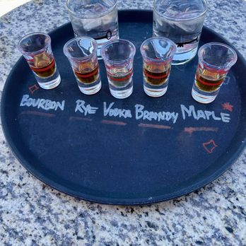 Red Eagle Distillery - Flight of spirits - Distilleries Near Me - Geneva, Ohio