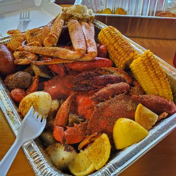 Macker Seafood - Steam pot sampler with added rock shrimp and crawfish - Seafood Near Me - Daytona Beach, Florida Macker Seafood - Steam pot sampler with added rock shrimp and crawfish - Seafood Near Me - Daytona Beach, Florida