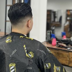 Premium barber shop - We know what we do here at the premium barber shop .