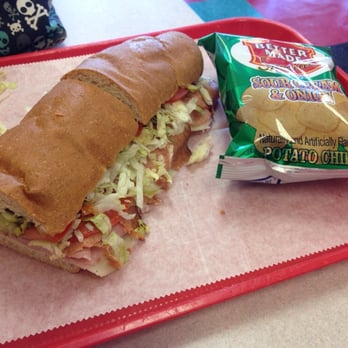 Jersey Giant Submarine - The Boss. Better Made potato chips. Other half of sub is wrapped up to go. Yum!!! - Sandwiches Near Me - Woodhaven, Michigan Jersey Giant Submarine - The Boss. Better Made potato chips. Other half of sub is wrapped up to go. Yum!!! - Sandwiches Near Me - Woodhaven, Michigan
