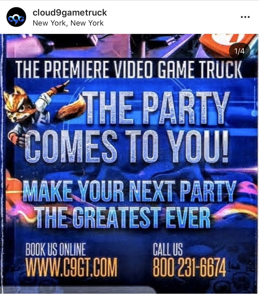 Cloud 9 GameTruck Logo