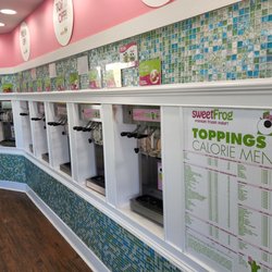 sweetFrog Premium Frozen Yogurt - SweetFrog - historic downtown Hendersonville, North Carolina.