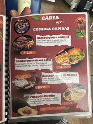 Menu photo 7 El Parche Colombiano San Antonio, TX