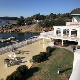 View of the dining hall from our room. View of the dining hall from our room.