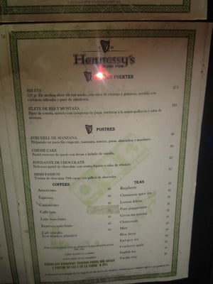 Menu photo 5 Hennessey's Irish Pub Mérida, YUC
