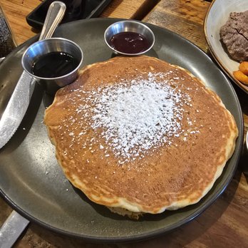 Layered - Polenta Pancakes - Coffee & Tea Near Me - McKinney, Texas