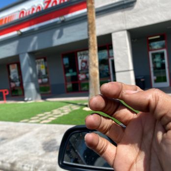 Autozone - My oily dirty hands from putting my stuff in myself right in front of the establishment - Auto Parts & Supplies Near Me - Las Vegas, Nevada