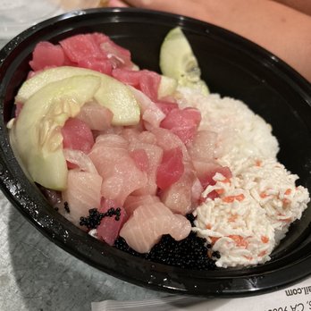Poki Roll - L bowl with hamachi and tuna - Japanese Near Me - Cypress, California Poki Roll - L bowl with hamachi and tuna - Japanese Near Me - Cypress, California