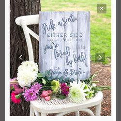 AR Workshop Milford - Plank wood wedding design!