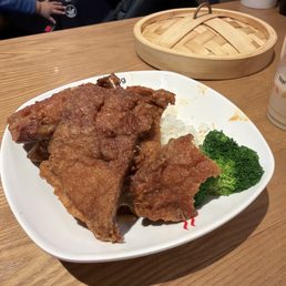 Pork Chop Rice Bowl W/ Broccoli