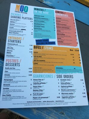 Menu photo 2 Moo Cantina - Pimlico London, XGL