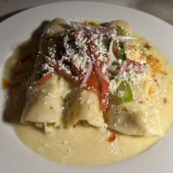 DIOSA - Enchiladas Del Mar entree - New Mexican Cuisine Near Me - Downey, California