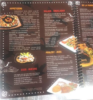 Menu photo 8 Las Garzas Hoover, AL
