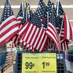 Walgreens - D' flags small $0.99 & lg $1.99 Meml day weekend Friday May 22, 2025
