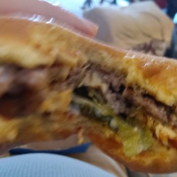 Sonic Drive-In - Smash burger quite tasty 2 patties American cheese. - Ice Cream & Frozen Yogurt Near Me - Citrus Heights, California Sonic Drive-In - Smash burger quite tasty 2 patties American cheese. - Ice Cream & Frozen Yogurt Near Me - Citrus Heights, California