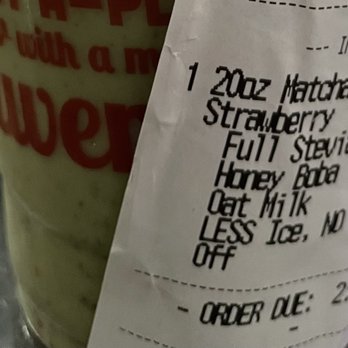Tastea  - make sure you check your drinks, didn't get any boba in my drink - Bubble Tea Near Me - Torrance, California