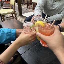 Pink parrot, jalapeño strawberry margarita, and some on tap IPA Beers Pink parrot, jalapeño strawberry margarita, and some on tap IPA Beers