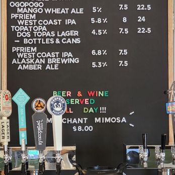 The Merchant - Beer & wine menu - Coffee & Tea Near Me - Long Beach, California