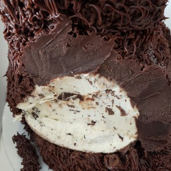 Baskin Robbins - Bear ice cream cake with chocolate chip ice cream and chocolate cake. - Ice Cream & Frozen Yogurt Near Me - Las Vegas, Nevada