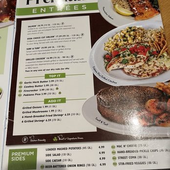 Beef 'O' Brady's - Menu - Sports Bars Near Me - Palm Bay, Florida