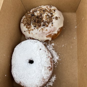 Cloudy Donut - Brown butter chocolate chip and powdered sugar - Donuts Near Me - Brooklyn, New York