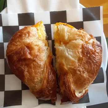 Rooster Moon Coffeehouse - Sausage, egg and cheese croissant. - Coffee & Tea Near Me - Hagerstown, Maryland Rooster Moon Coffeehouse - Sausage, egg and cheese croissant. - Coffee & Tea Near Me - Hagerstown, Maryland