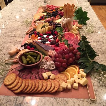 Boards & Barrel - One half of the charcuterie, so pretty! - Caterers Near Me Boards & Barrel - One half of the charcuterie, so pretty! - Caterers Near Me