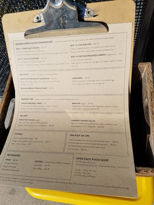 Menu photo 2 Open Face Food Shop Los Angeles, CA